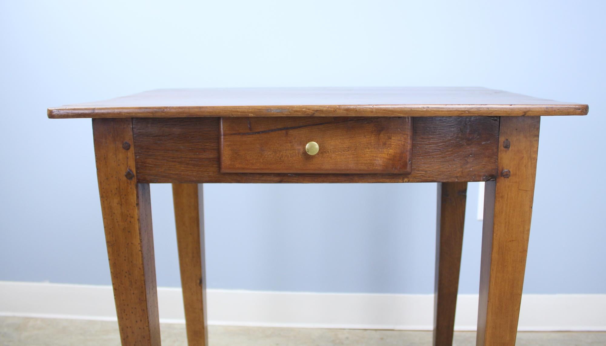 French Antique Cherry Side Table