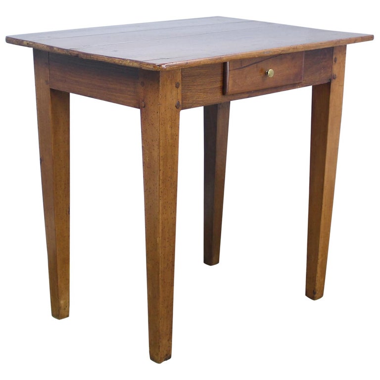 Antique Cherry Side Table at 1stDibs