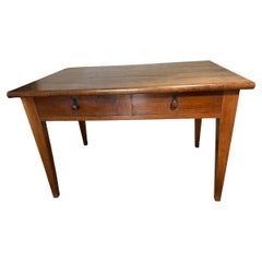 Antique Cherry Two Drawer Desk