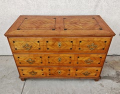 Antique Cherry Wood Chest of Drawers, Josephinim period, Austria 1790s
