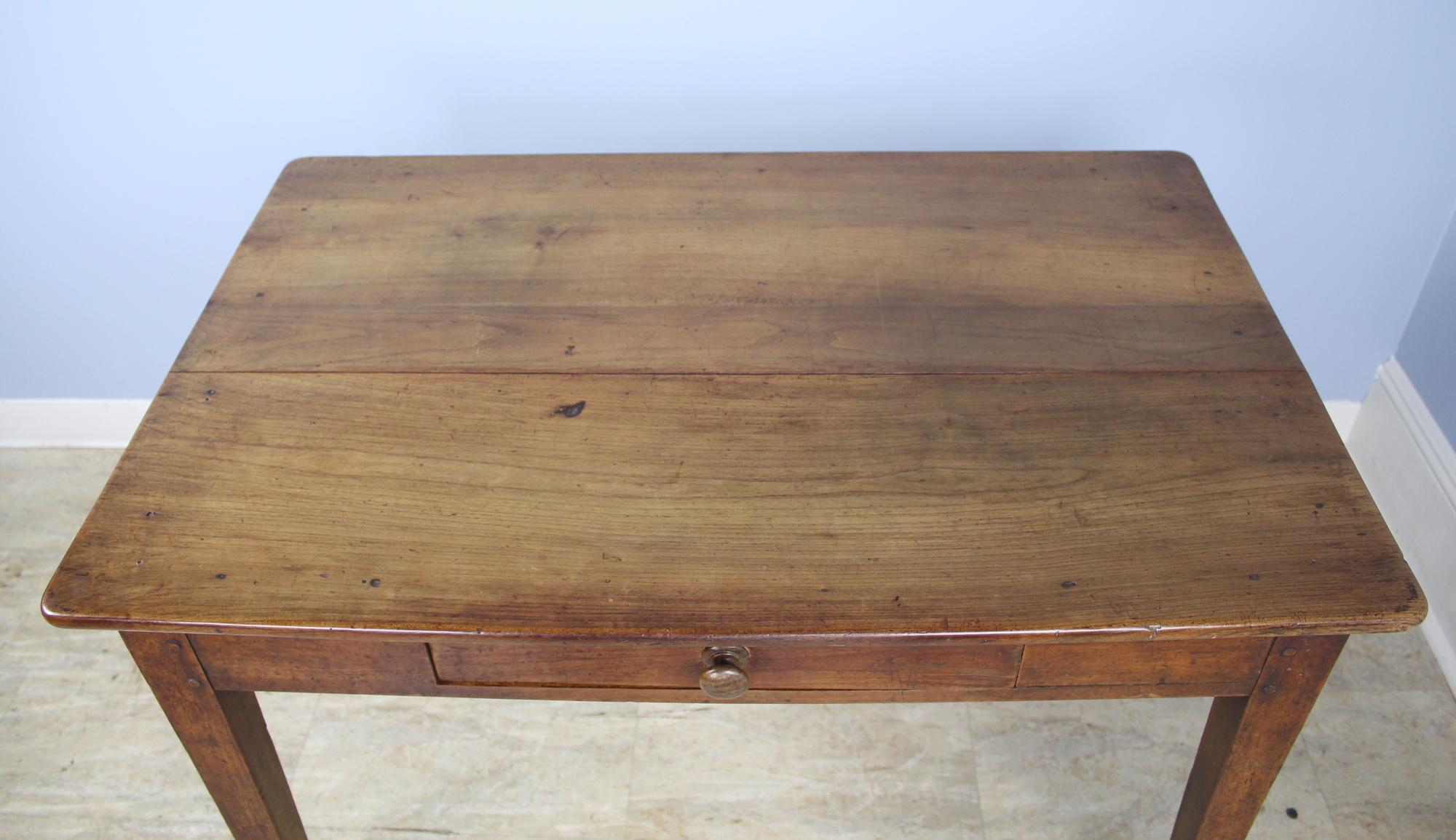 French Antique Cherry Writing Table