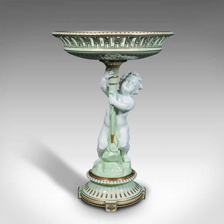 Antique Cherub Compote Dish, English, Decorative Putti, Grape Bowl ...
