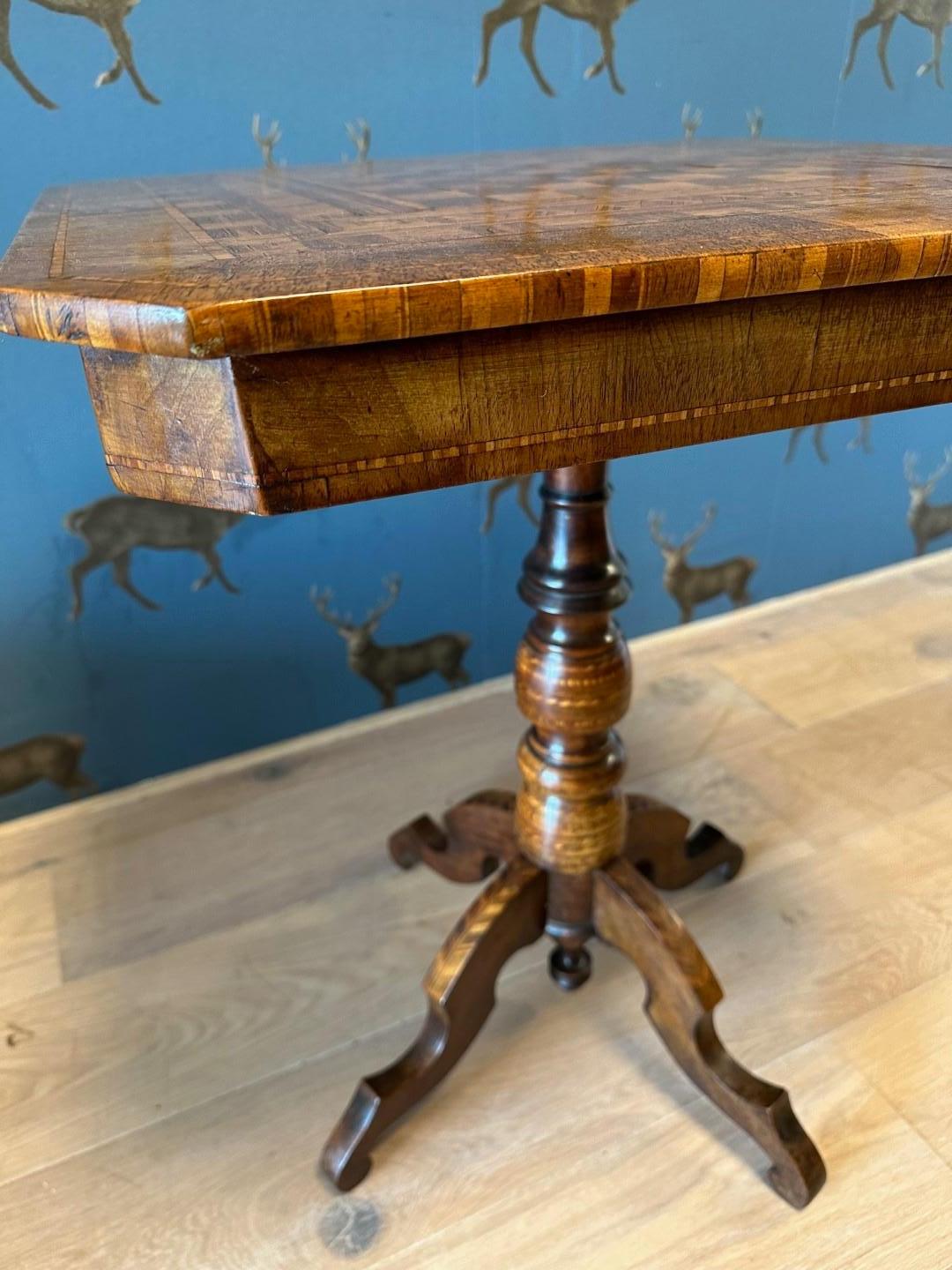 Antique Chess Table For Sale 5