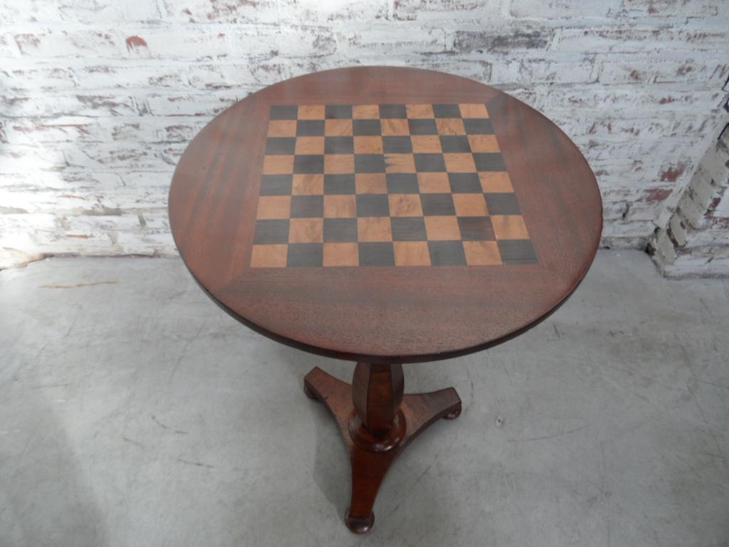 Victorian Antique Chess Table For Sale