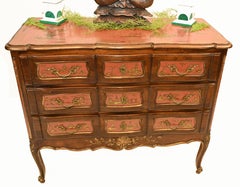 Antique Chest Drawers Commode Chinese Lacquer Chinoiserie, 1890