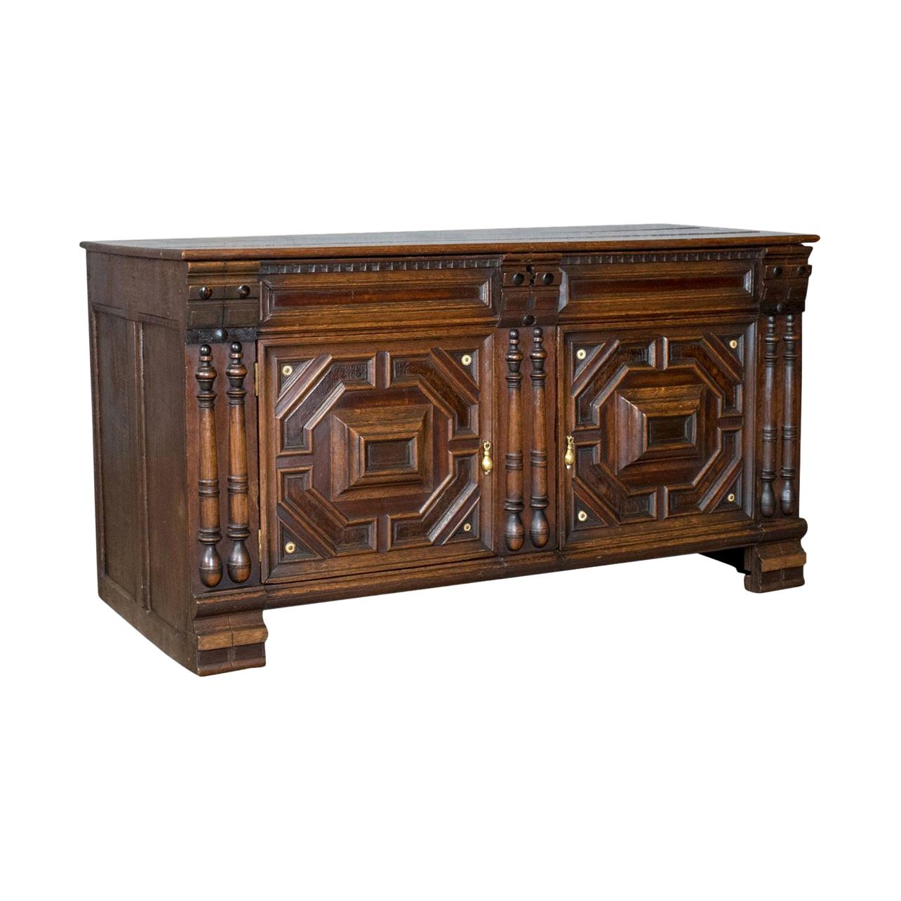 Antique Chest, French Coffer, Oak, Early 19th Century, circa 1800 For Sale