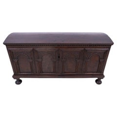 Antique chest from the mid-19th century, France.