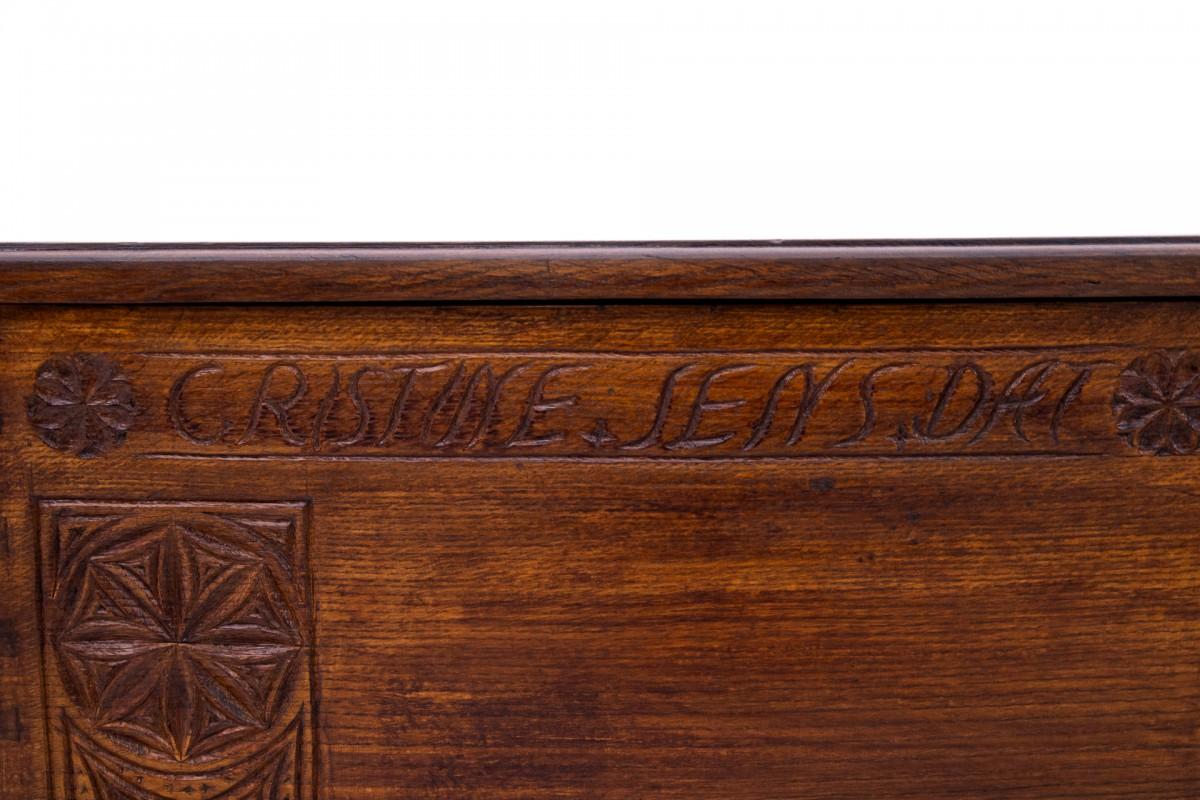 Antique chest, Northern Europe, 1765. For Sale 3