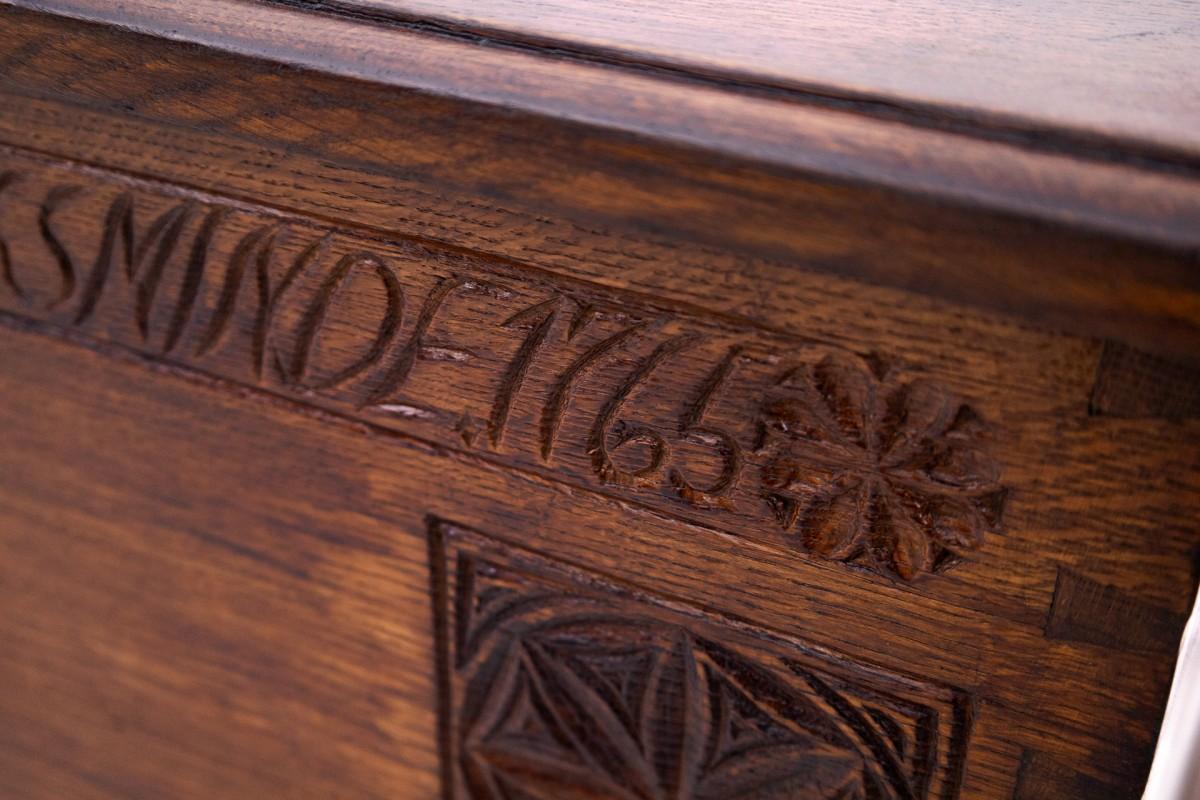 Antique chest, Northern Europe, 1765. For Sale 5