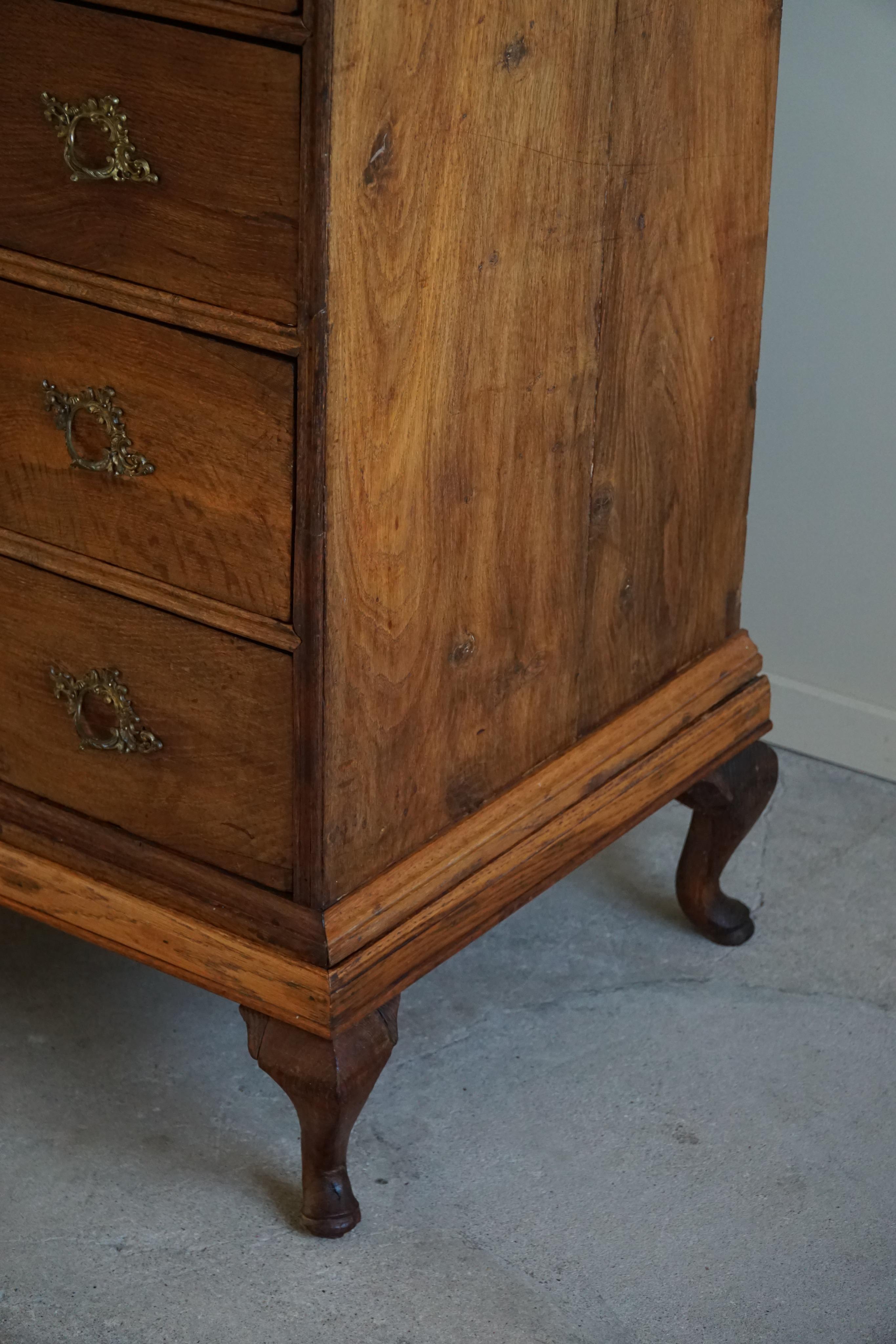 Antique Chest of Drawer, Made by a Danish Cabinetmaker, Late 18th Century 6