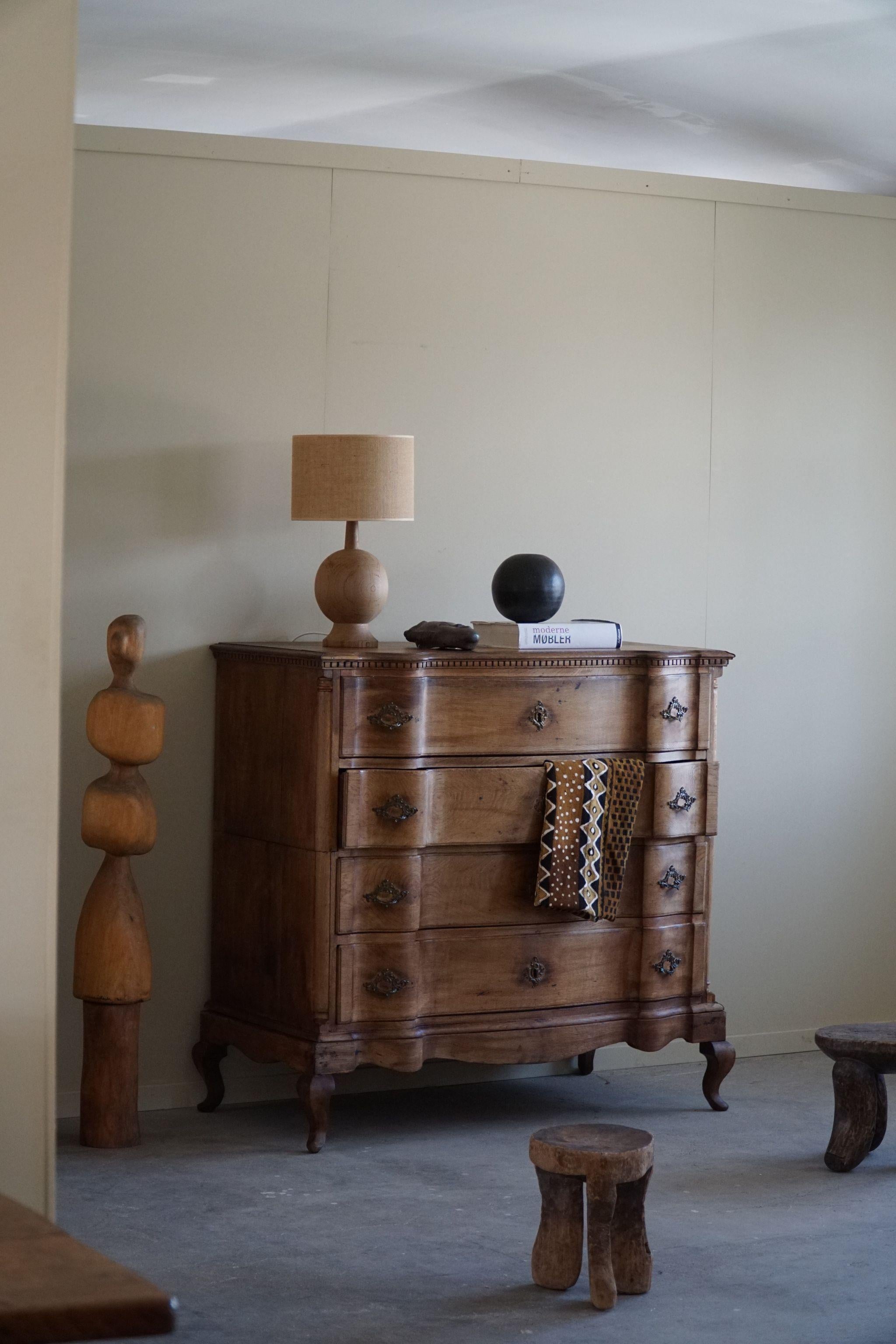 Antique Chest of Drawer, Made by a Danish Cabinetmaker, Late 18th Century For Sale 7