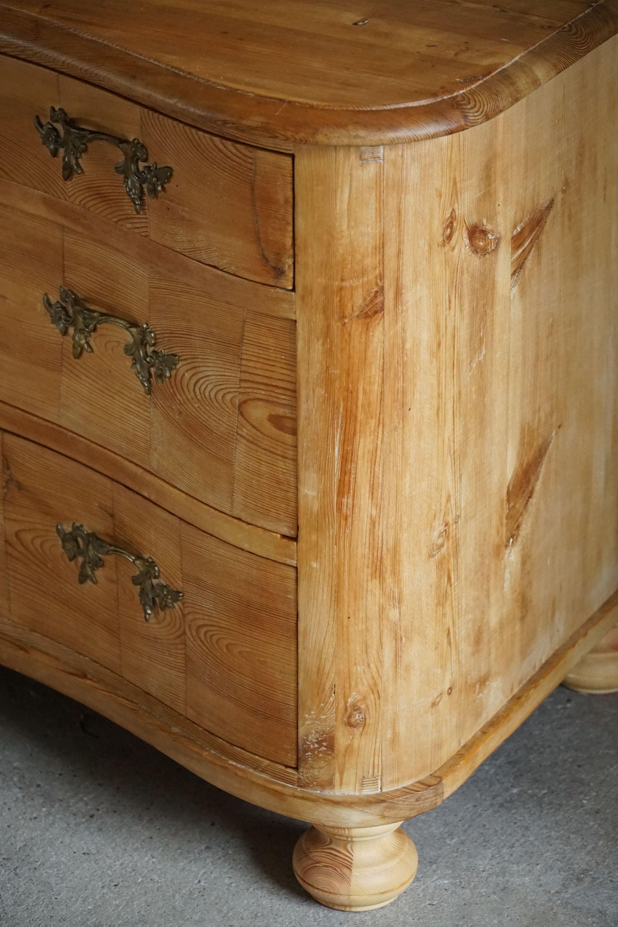 Antique Chest of Drawer, Made by a Danish Cabinetmaker, Late 19th Century For Sale 2