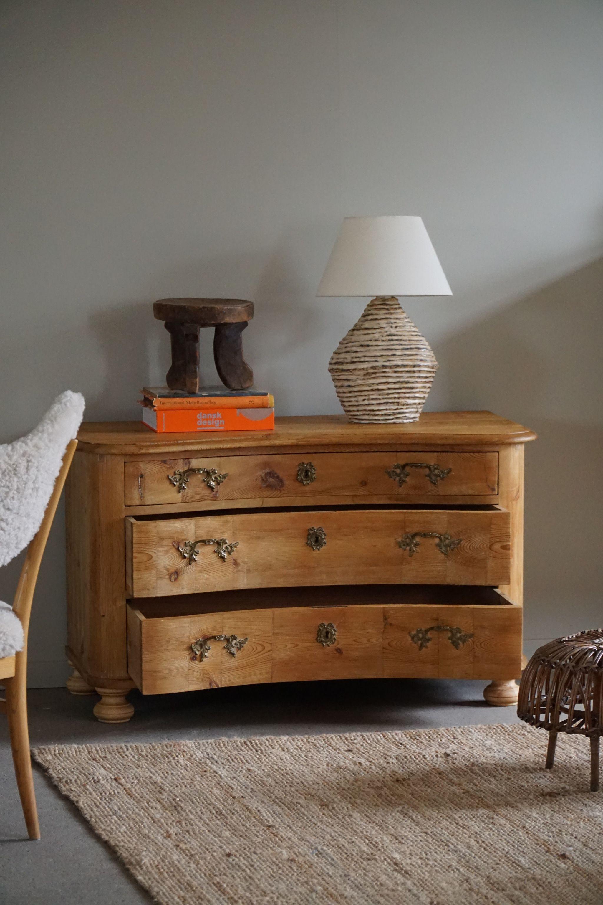 Antique Chest of Drawer, Made by a Danish Cabinetmaker, Late 19th Century For Sale 3