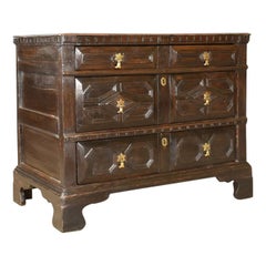 Antique Chest of Drawers, 17th Century and Later, English Oak, circa 1690