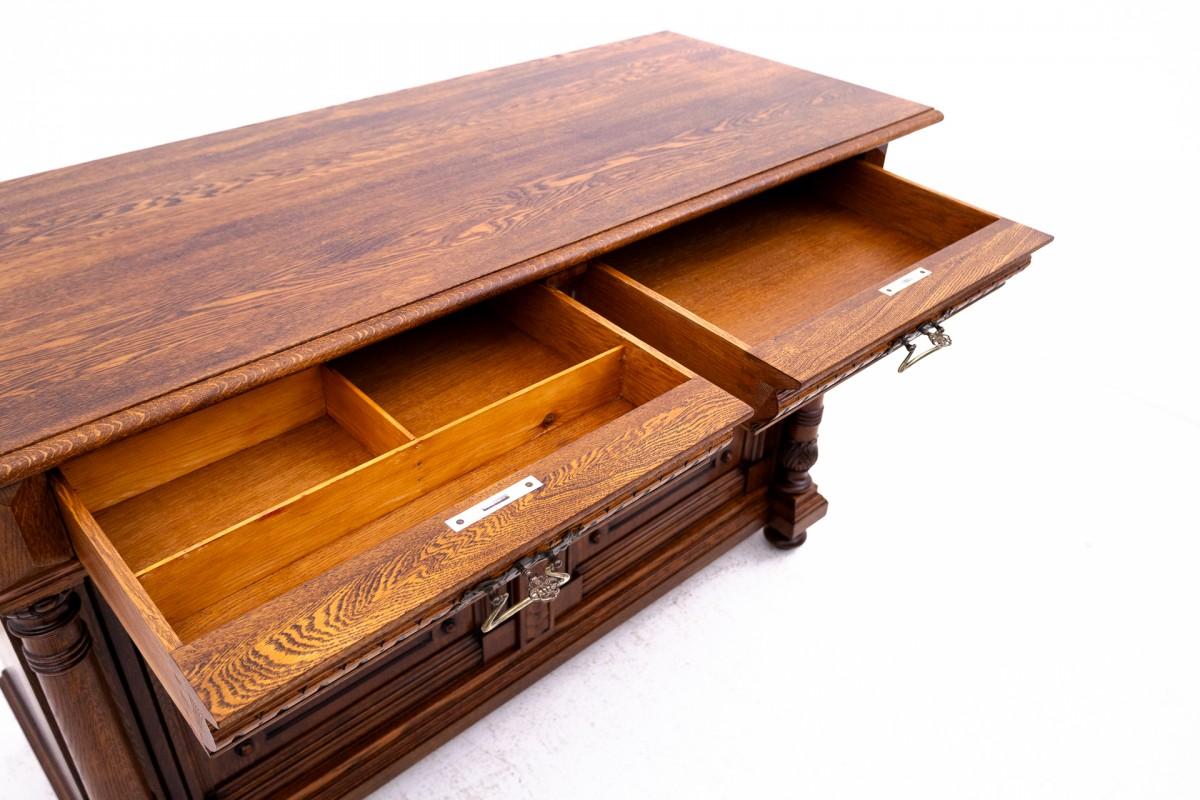 Commode ancienne, vers 1880, Europe occidentale. Bon état - En vente à Chorzów, PL