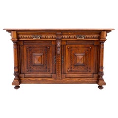 Antique chest of drawers, around 1880, Western Europe.