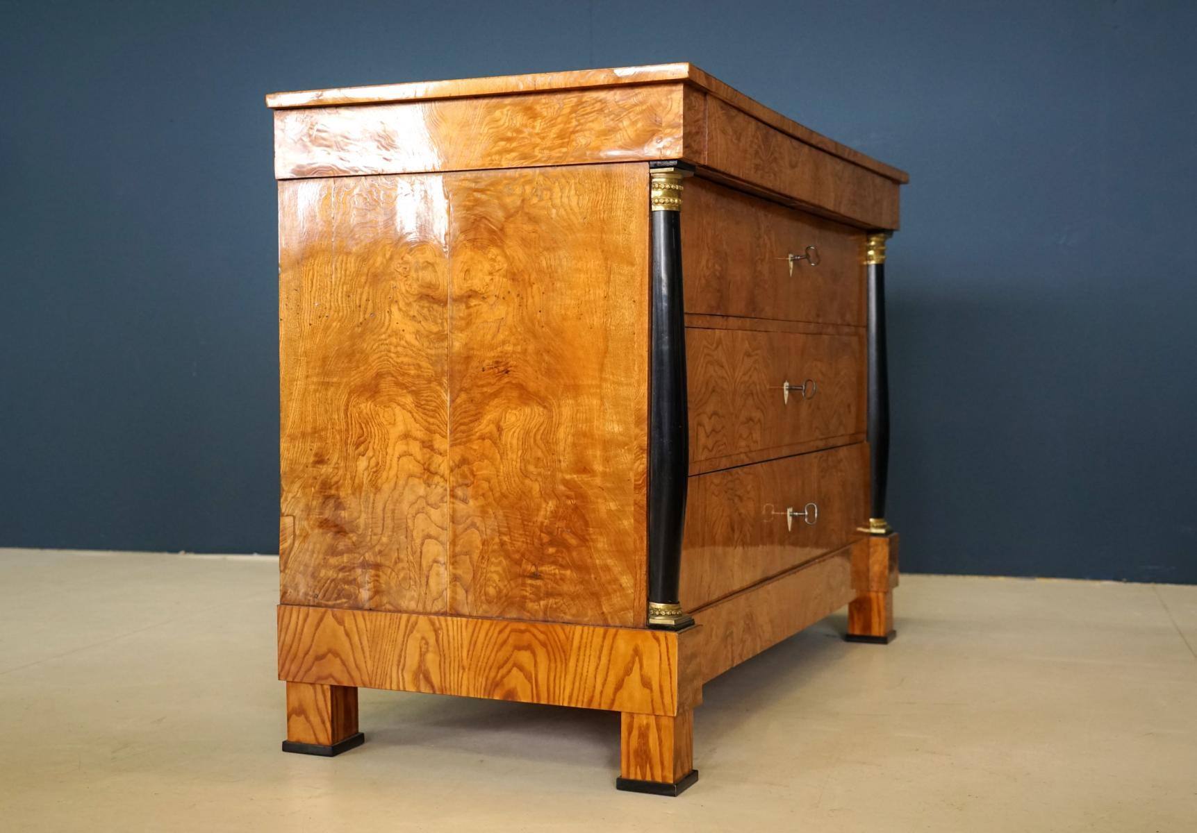 Antique Chest of Drawers, circa 1815, German Biedermeier, Restored 2