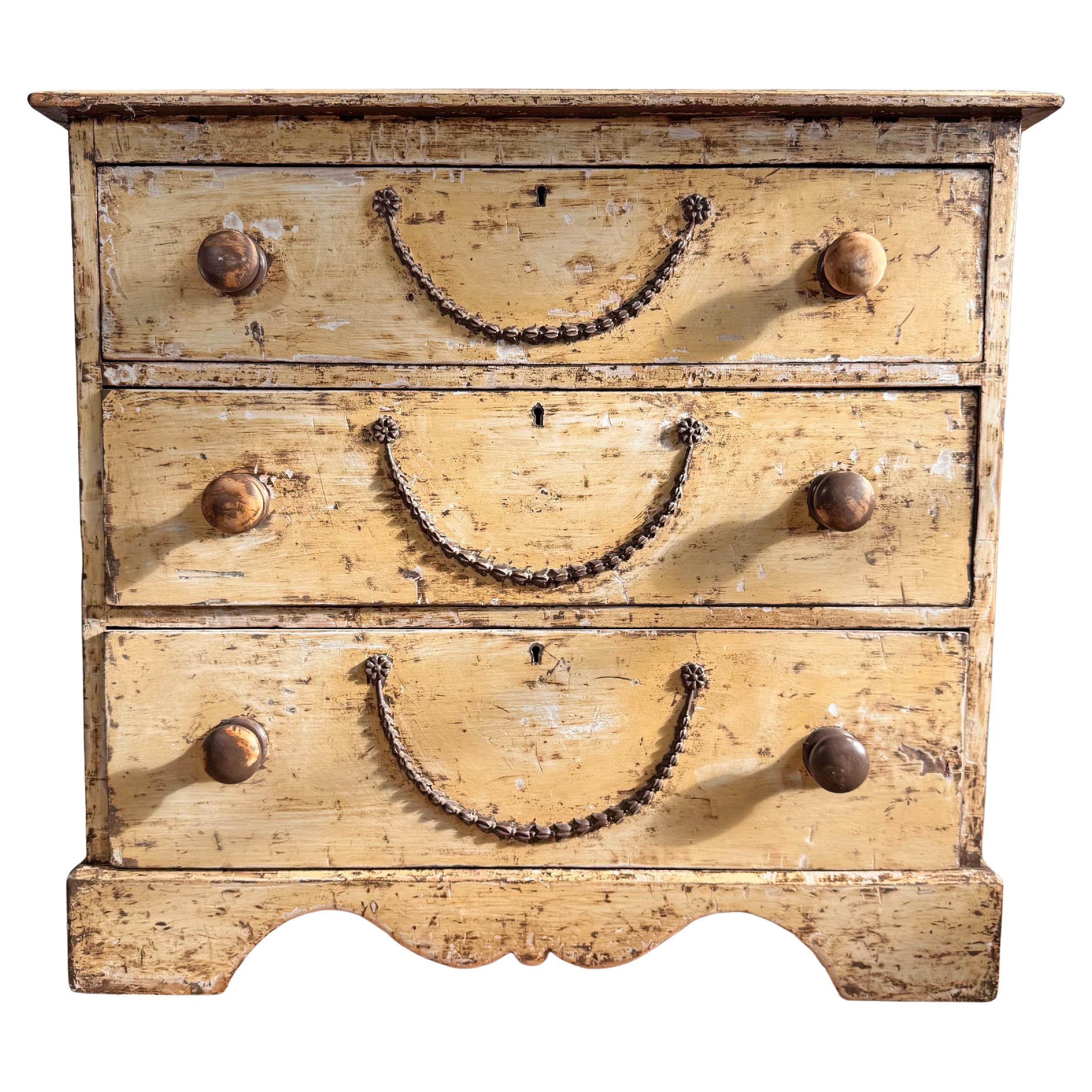 Antique Chest Of Drawers Circa 1900