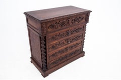 Antique chest of drawers, France, around 1885.