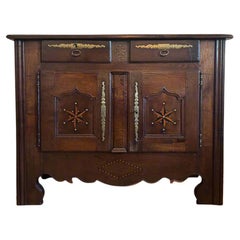 Antique chest of drawers  France - Brittany 18th century  Chestnut wood