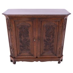 Antique chest of drawers from around 1880, France. After renovation.