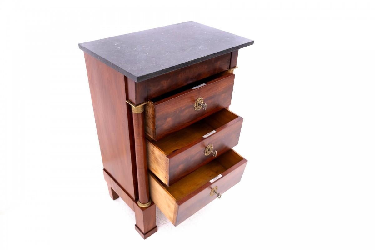 19th Century Antique chest of drawers from the second half of the 19th century, Northern Euro For Sale