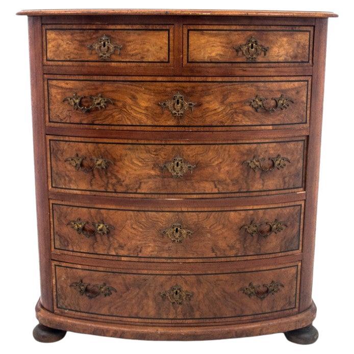 Antique chest of drawers from the turn of the 19th and 20th centuries, Northern  For Sale