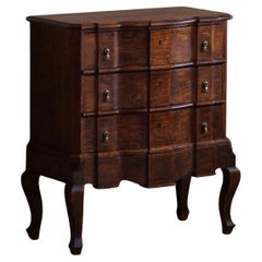 Antique Chest of Drawers in Oak, By a Danish Cabinetmaker, Late 19th Century