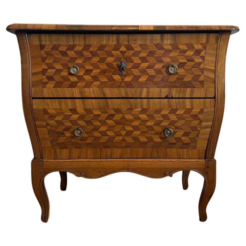 Antique chest of drawers  Louis Quize around 1780  Walnut  Wonderful marquetr
