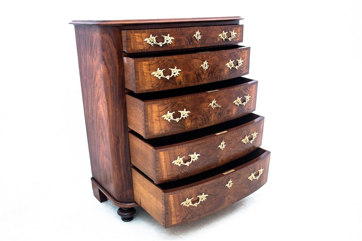 Biedermeier Antique Chest of Drawers, Northern Europe, circa 1860, Renovated