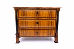 Antique chest of drawers, Northern Europe, year around 1850.