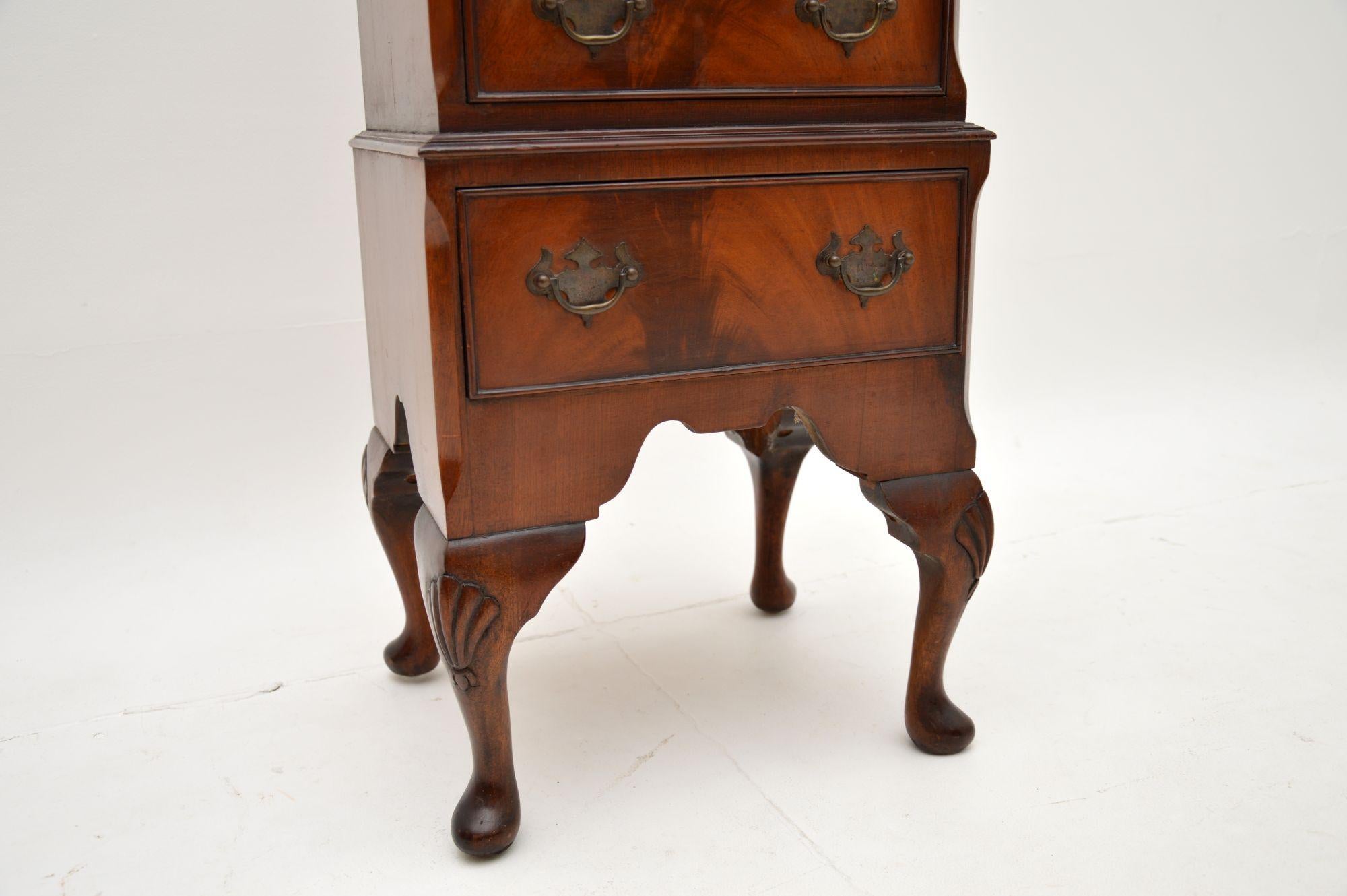 Antique Chest of Drawers on Legs For Sale 4