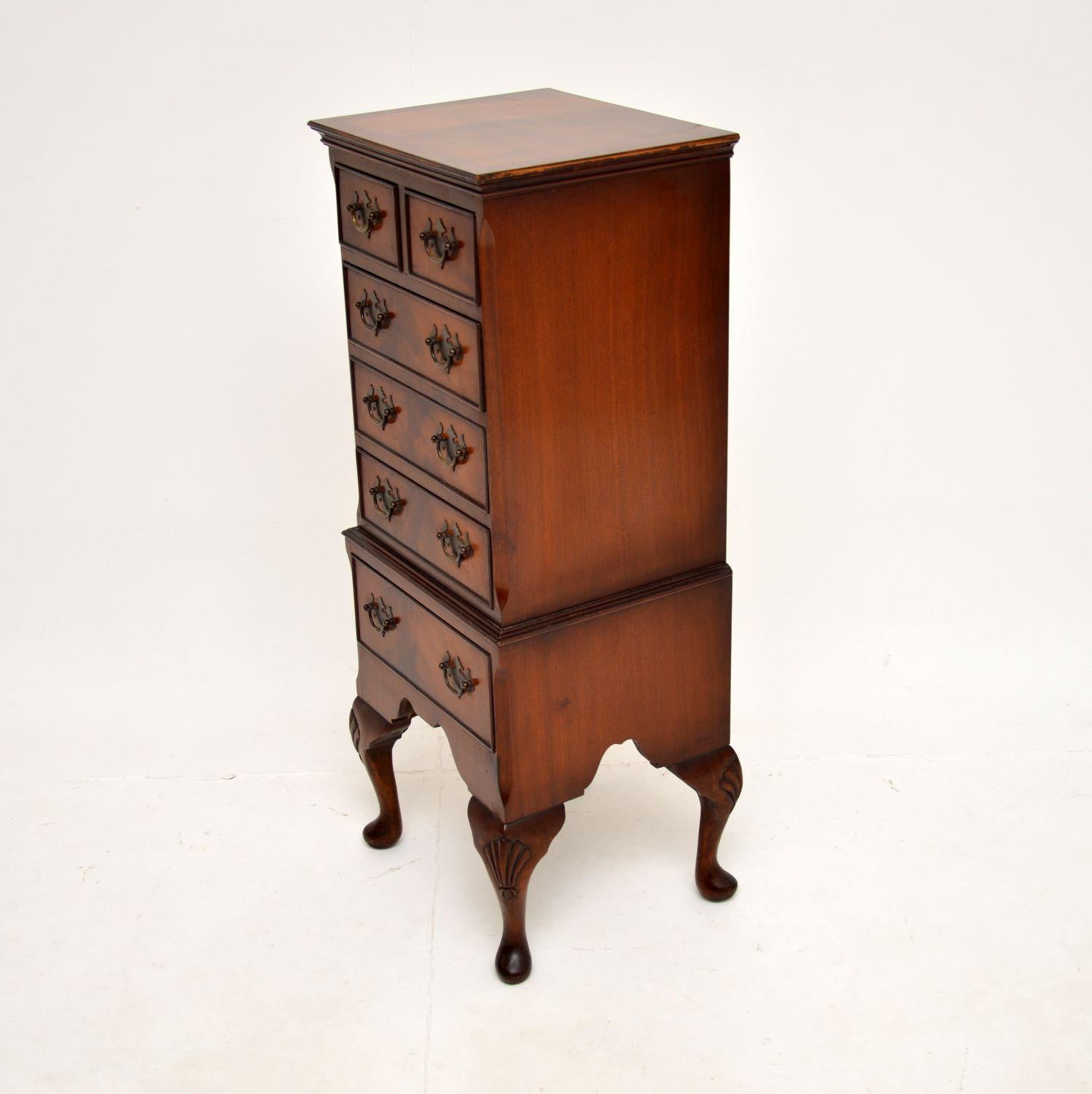 British Antique Chest of Drawers on Legs For Sale