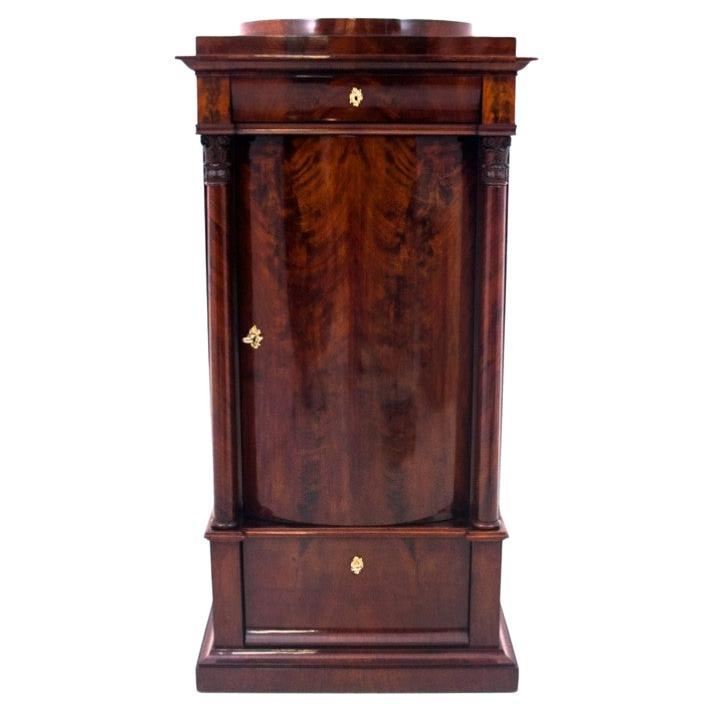 Antique chest of drawers - post, Northern Europe, circa 1850.