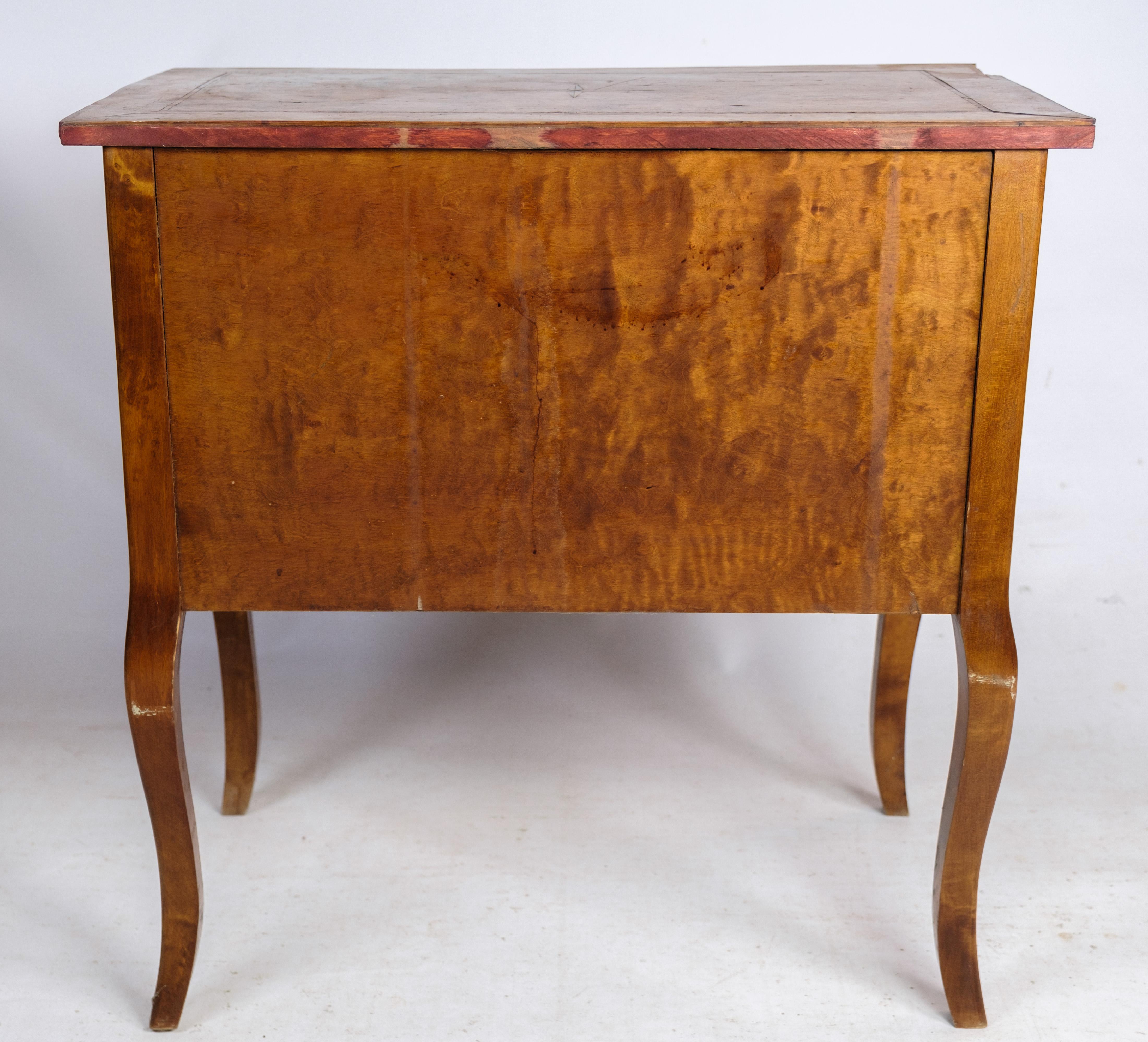 Antique Chest of Drawers, Walnut, Marquetry, 1920 6
