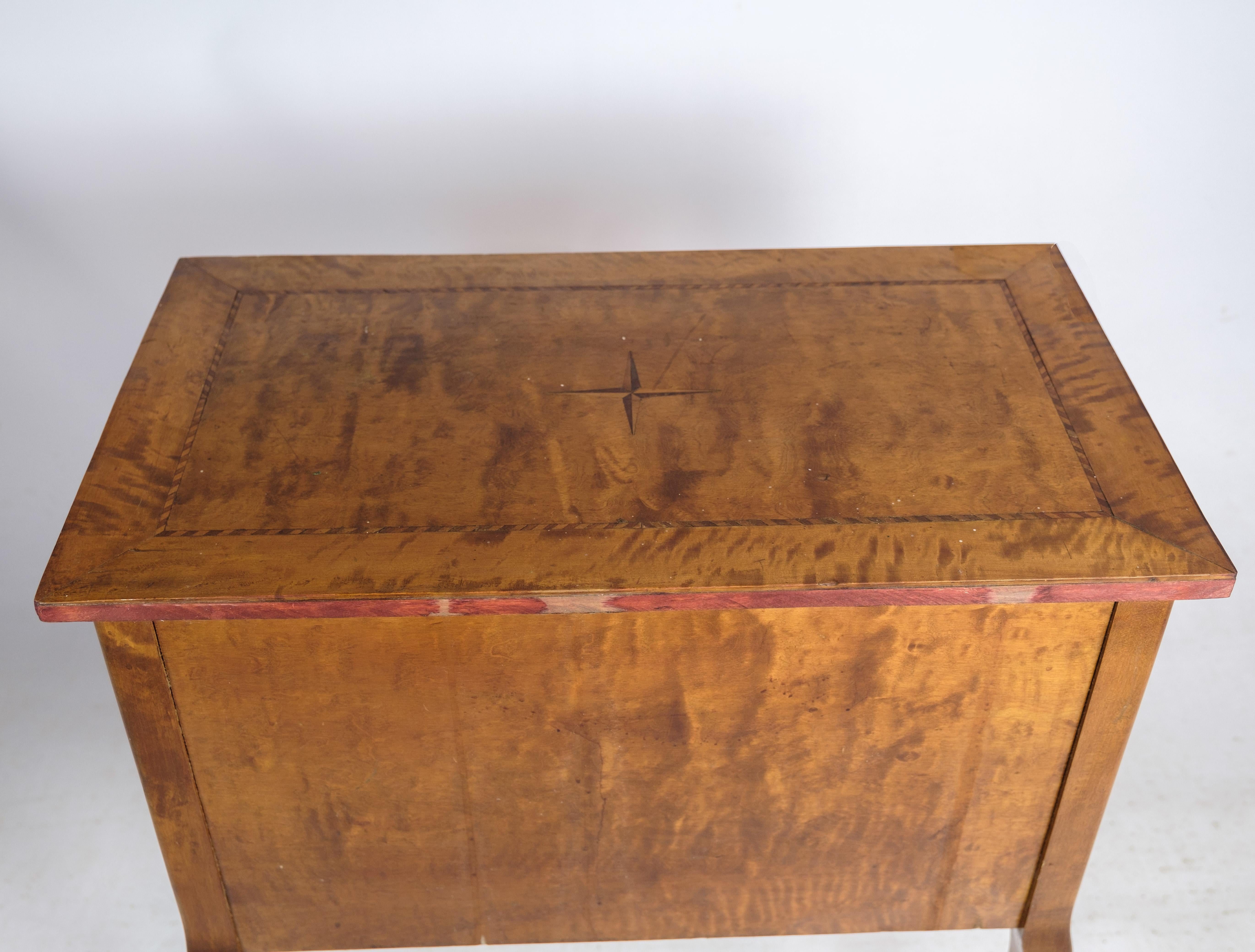 Antique Chest of Drawers, Walnut, Marquetry, 1920 8