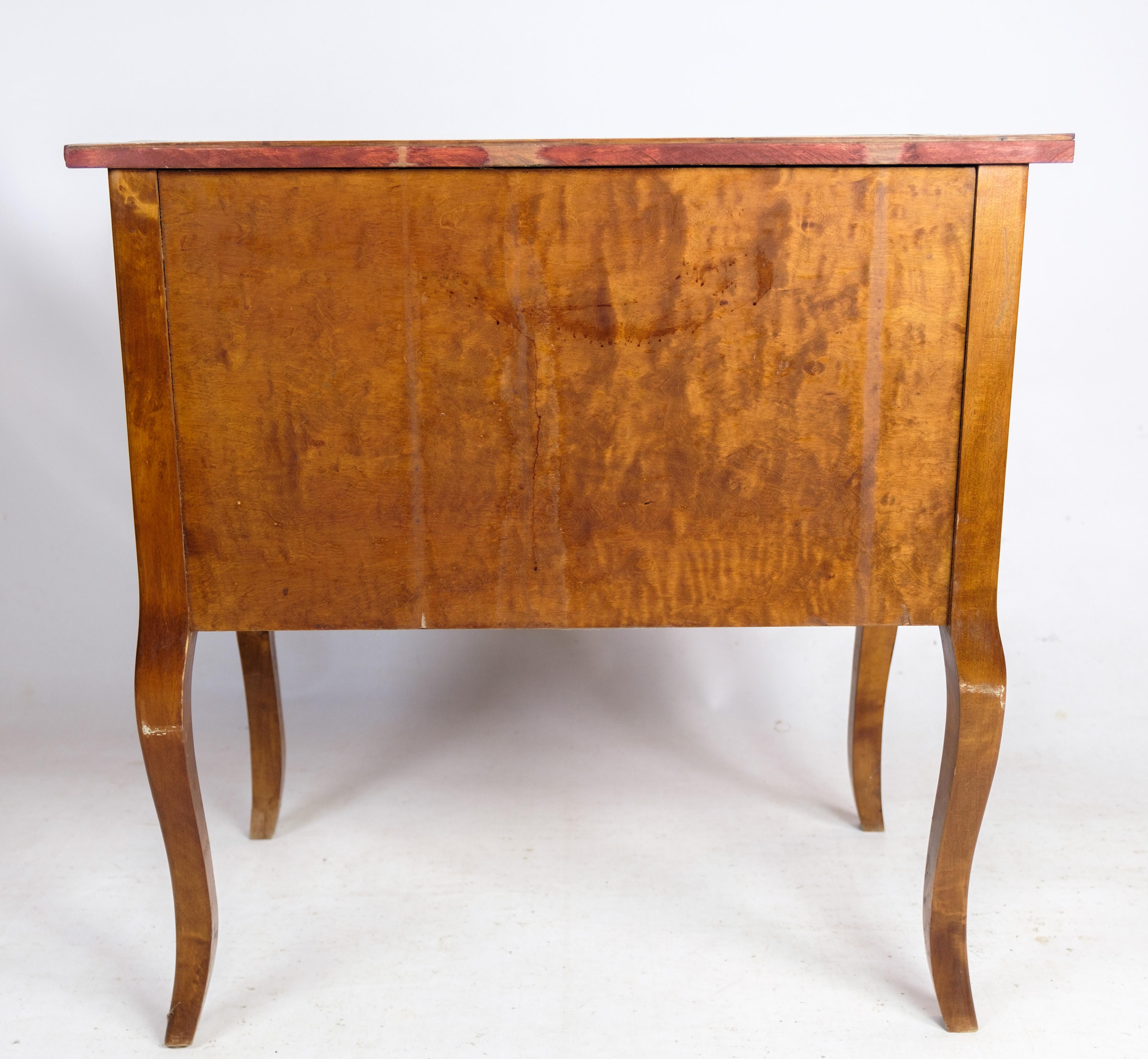 Antique Chest of Drawers, Walnut, Marquetry, 1920 9