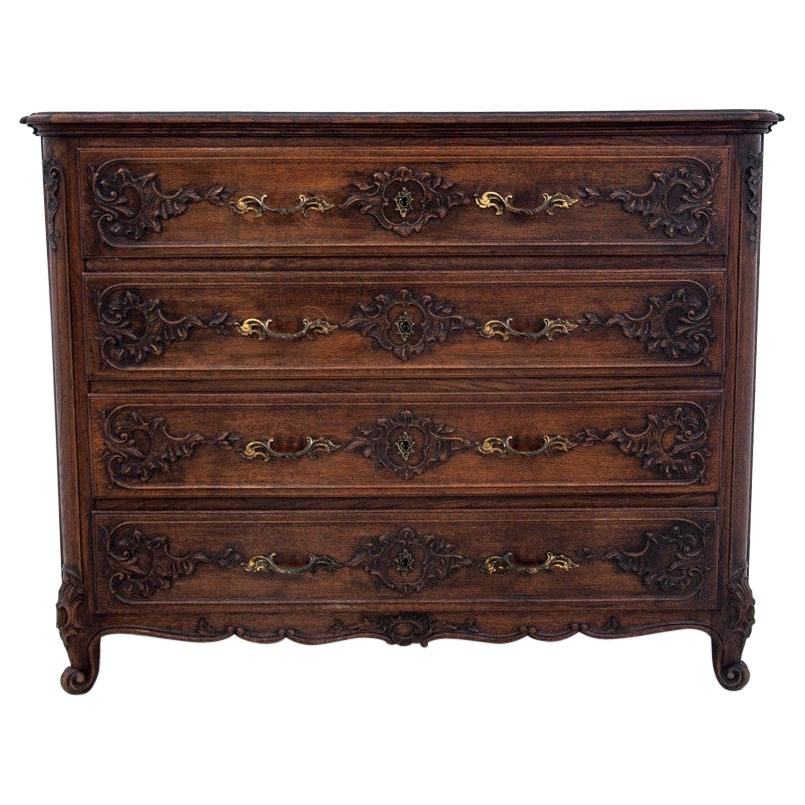 Antique Chest of Drawers, Western Europe, circa 1910
