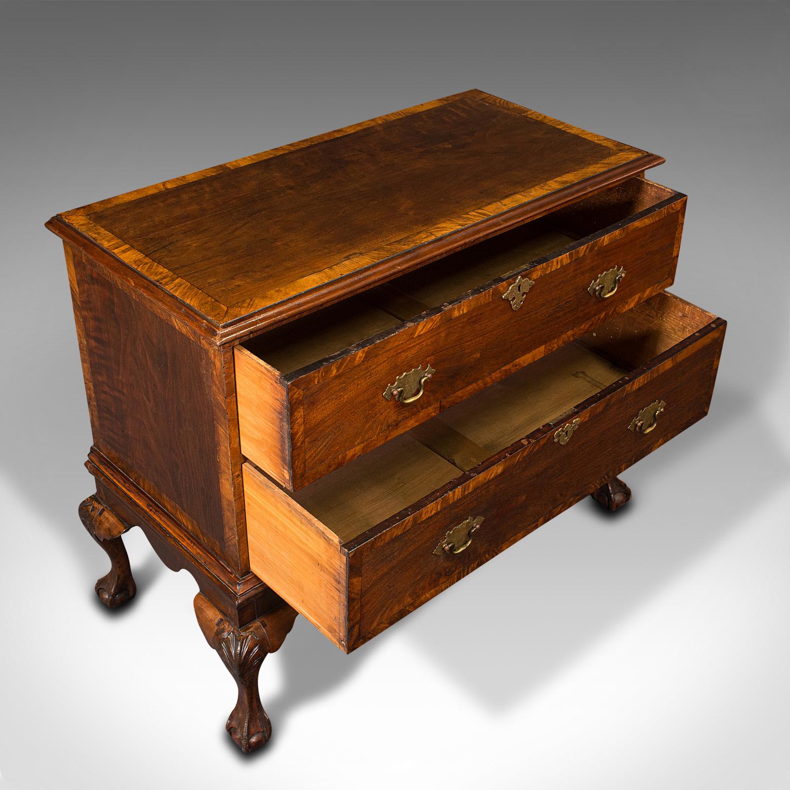 19th Century Antique Chest on Stand, English, Lowboy, Chest of Drawers, Victorian, Circa 1870