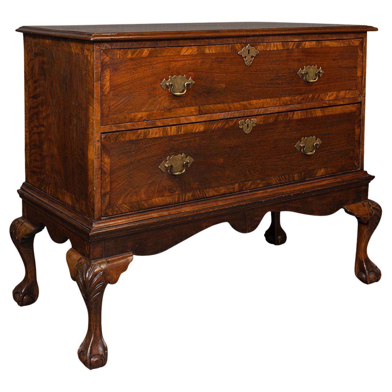 Antique Chest on Stand, English, Lowboy, Chest of Drawers, Victorian, Circa 1870