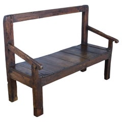 Antique Chestnut and Pine Seat