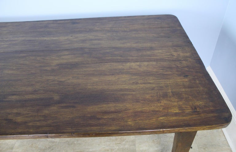 Antique Chestnut Farm Table For Sale 2
