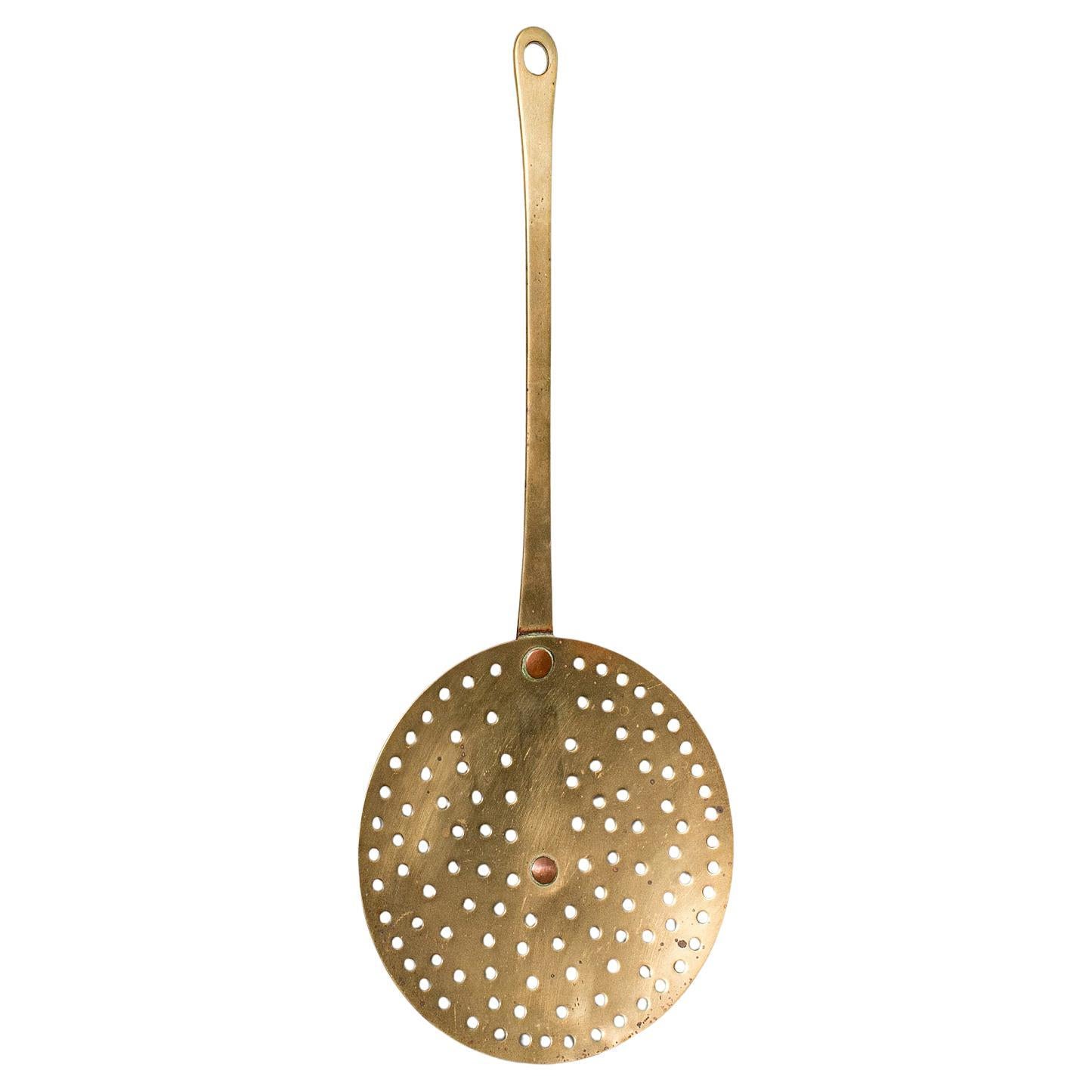 Ancienne plaque de cuisson anglaise en châtaignier et laiton, géorgienne, 1790