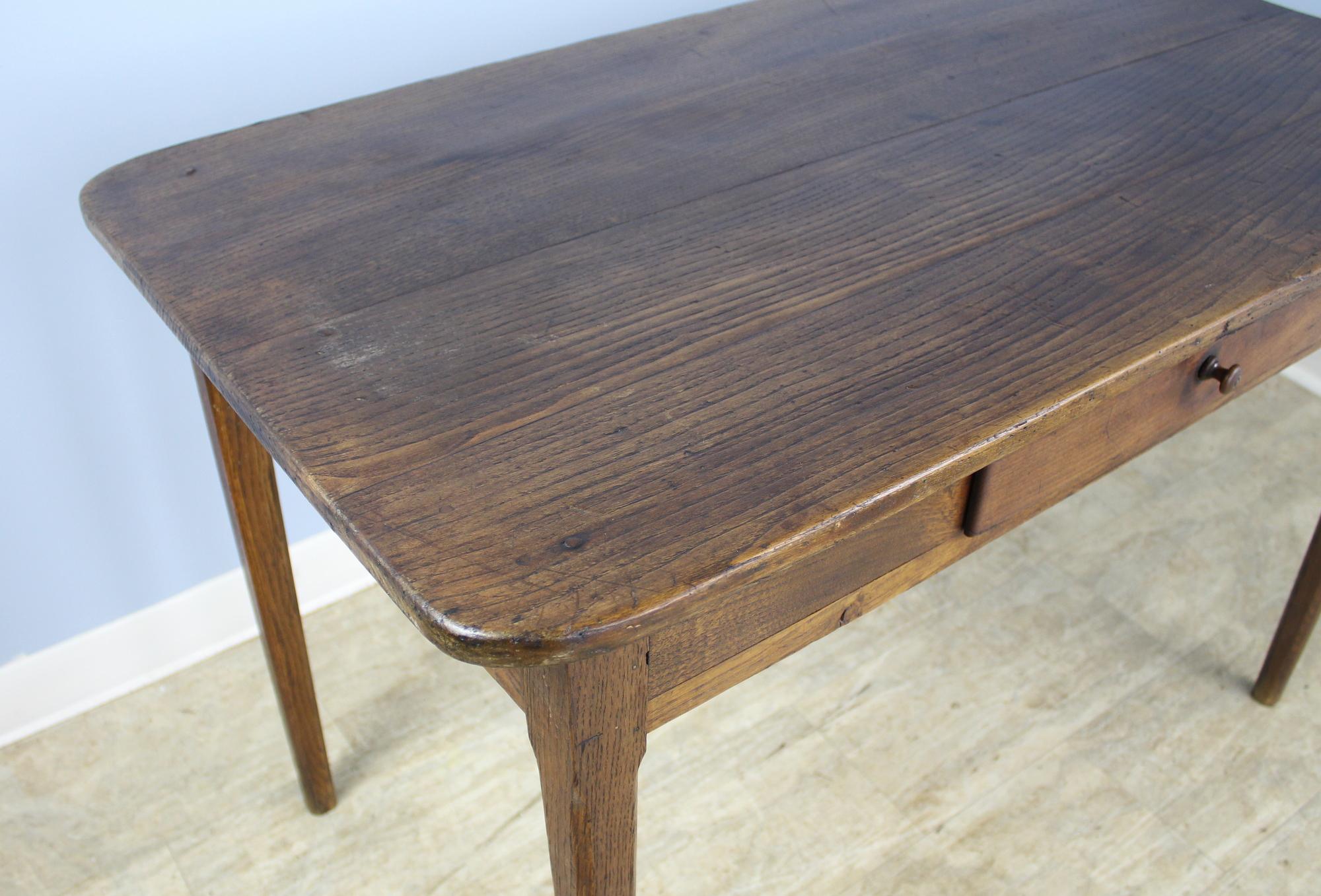 19th Century Antique Chestnut Writing Table or Desk