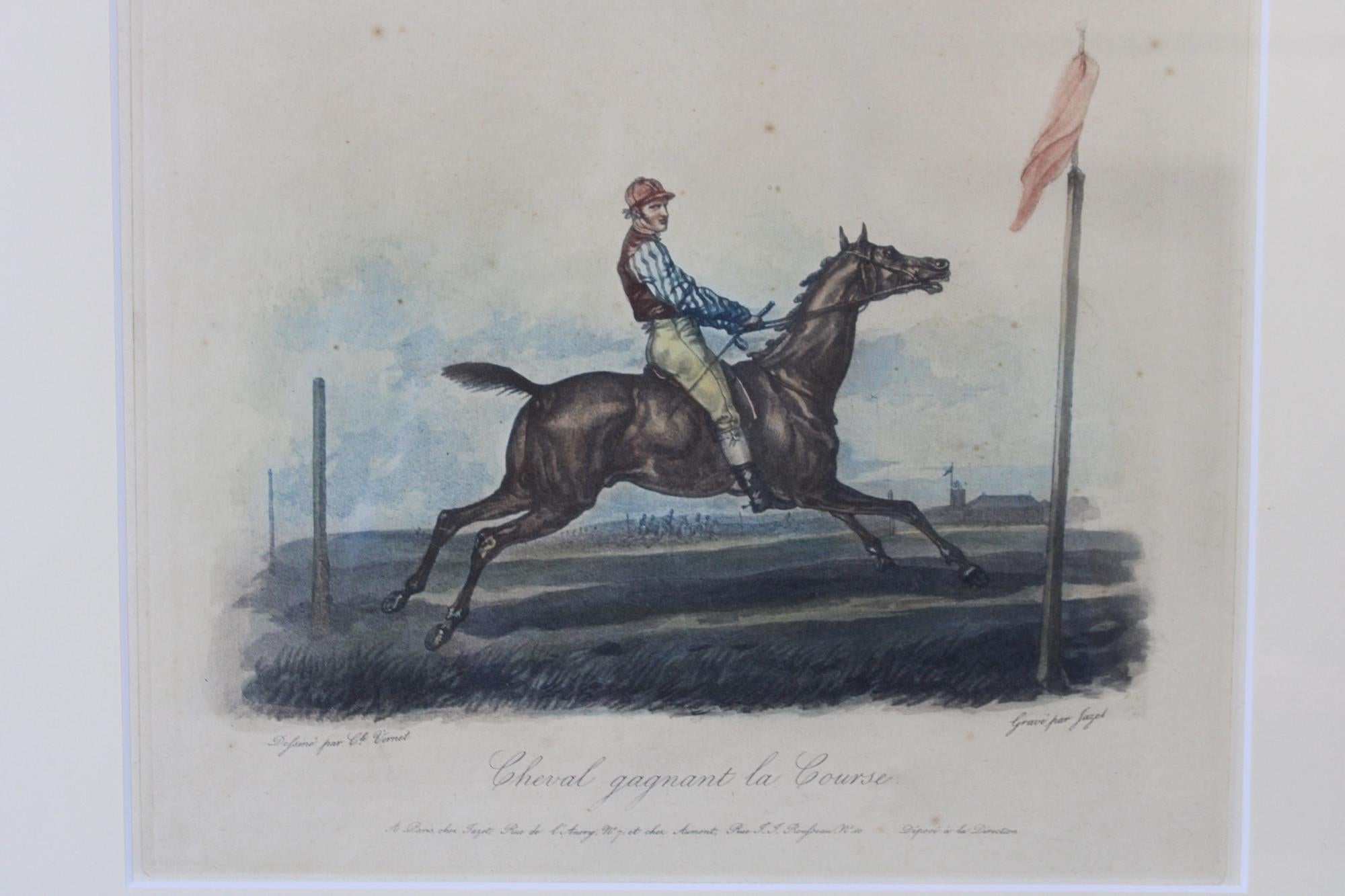 cote lithographie carle vernet