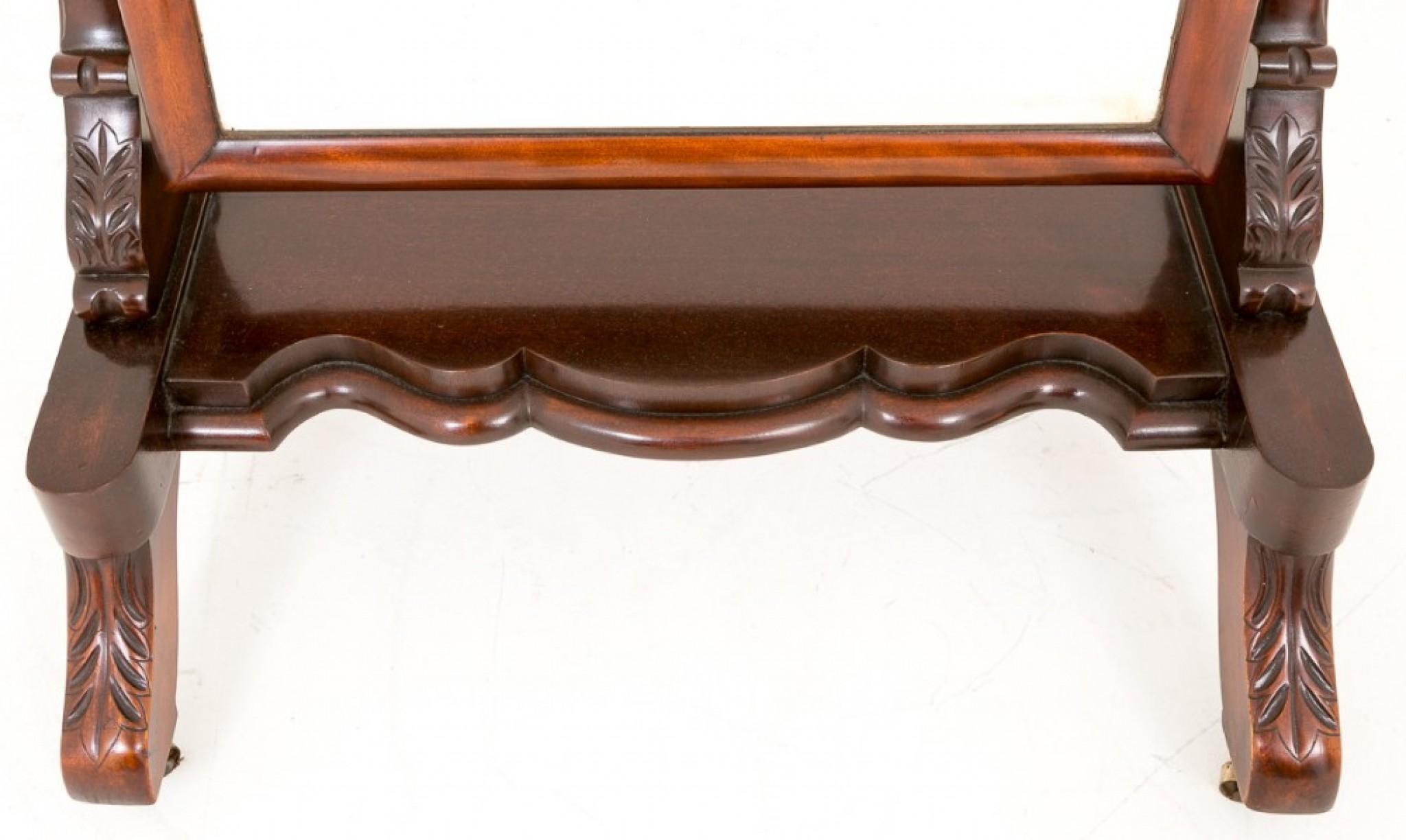 Antique Mirror girevole in mogano Vittoriano, 1860 in vendita 2