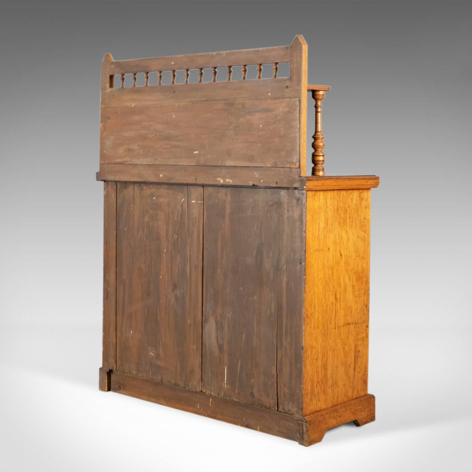 Antique Chiffonier Sideboard, English, Oak, Buffet or Cabinet, circa 1880 In Good Condition In Hele, Devon, GB
