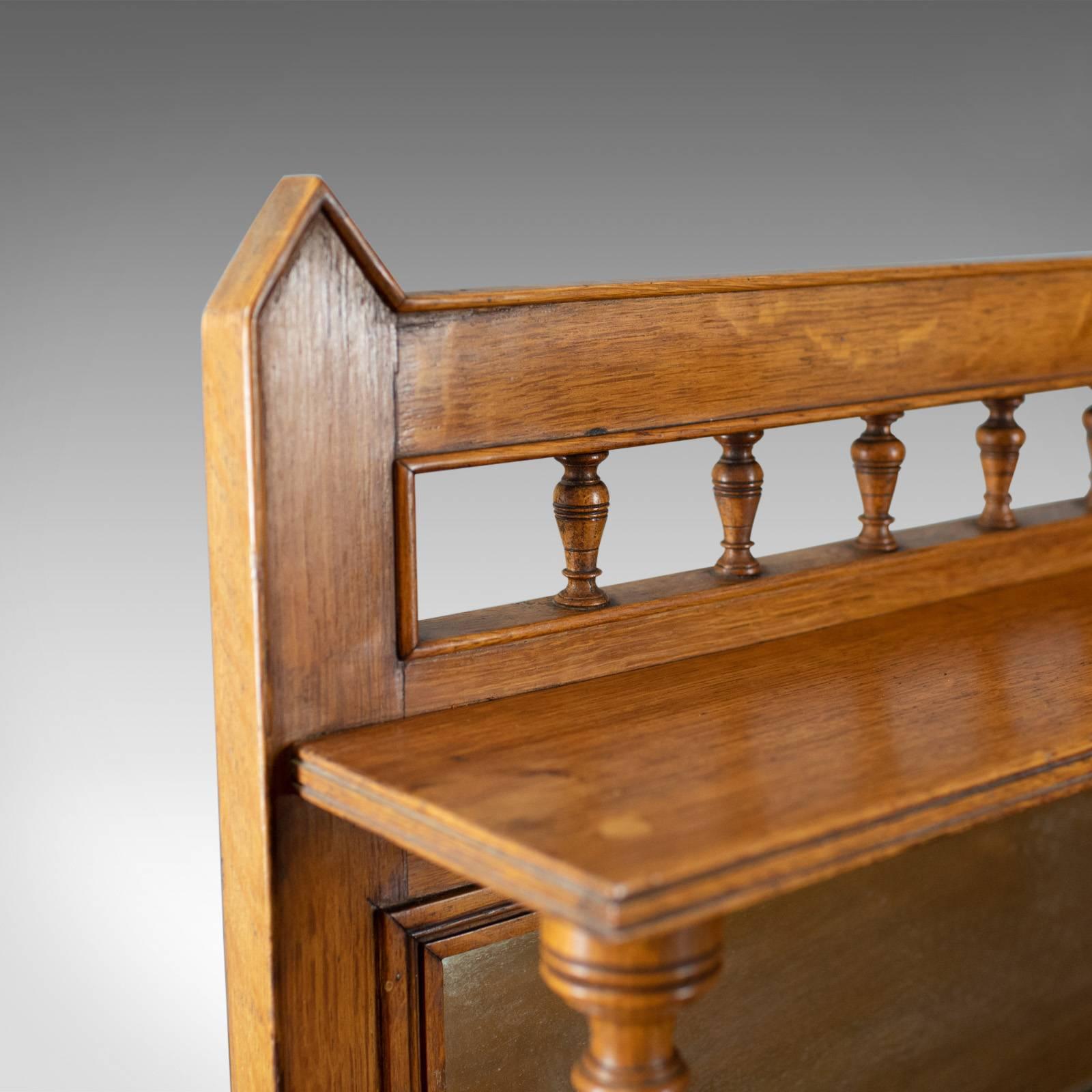 Antique Chiffonier Sideboard, English, Oak, Buffet or Cabinet, circa 1880 1