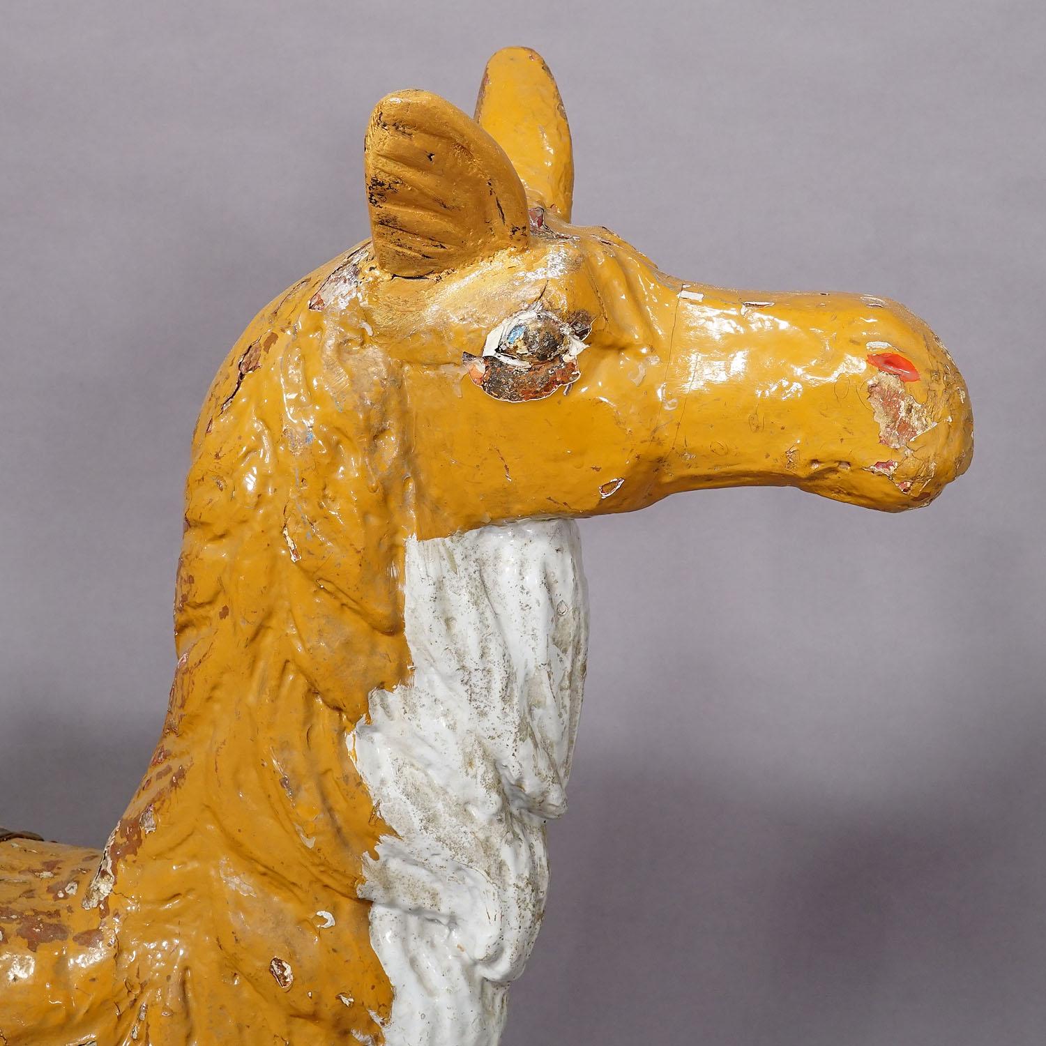 Tedesco Antico carosello di bambini con scultura di lama, Germania, fine XIX secolo in vendita