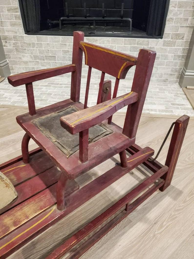 Antique Children's Horse Head Rocking Chair For Sale 1